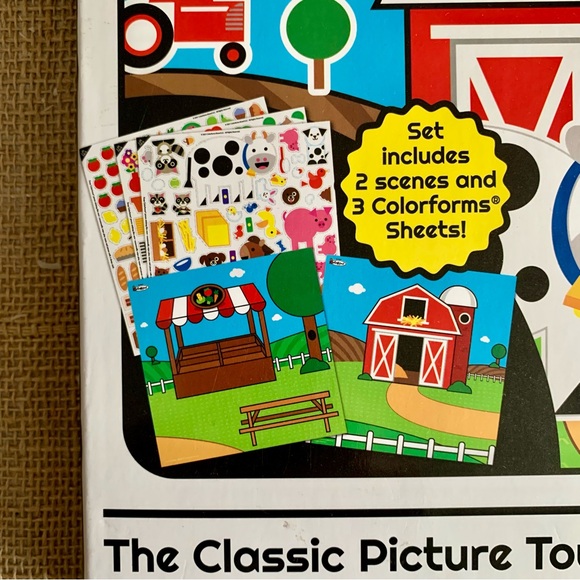 COLORFORMS Farm Picture Playset w/ Repositional Pieces for Story Fun Ages 3+ - Picture 8 of 14